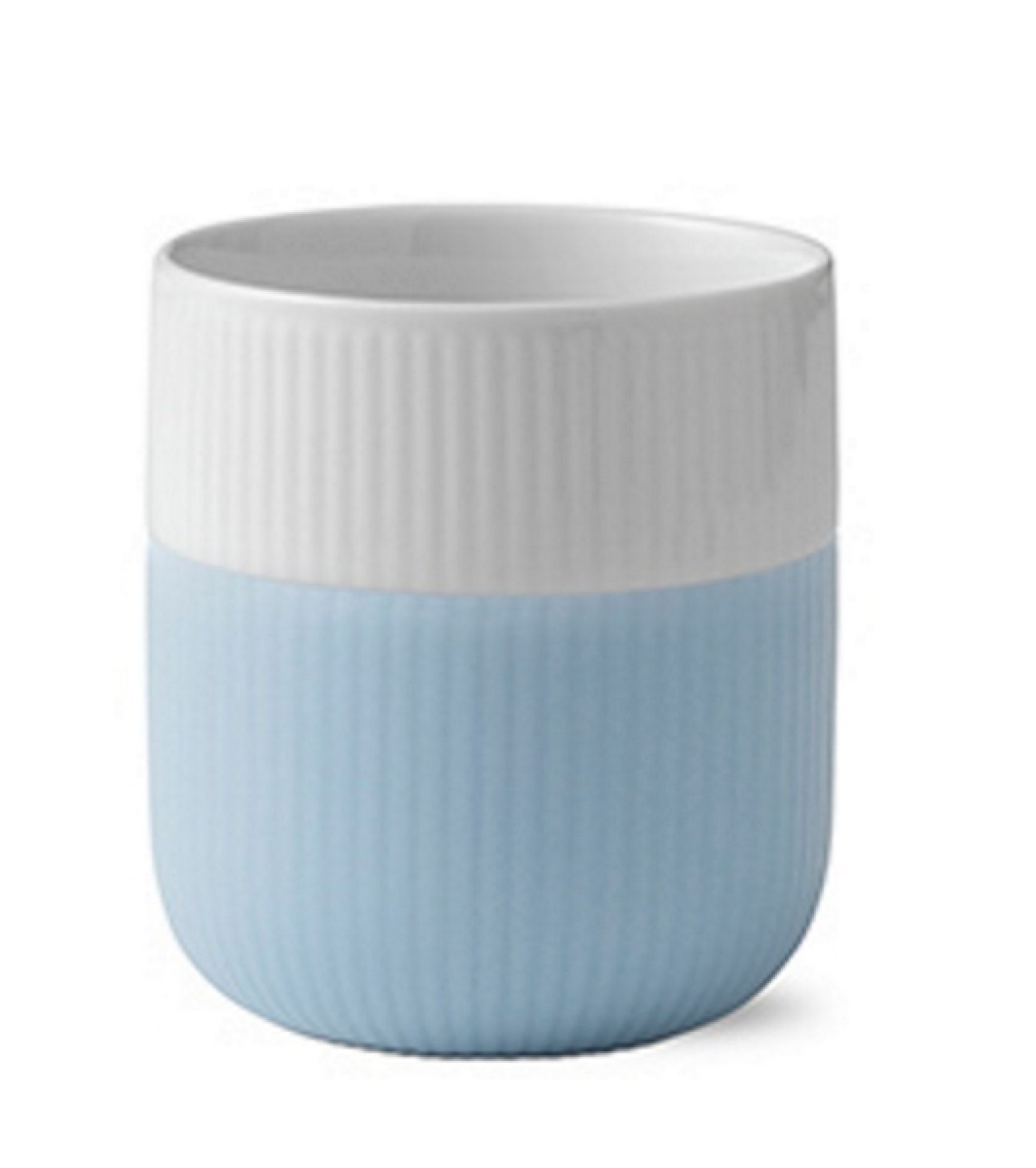 Fluted Contrast Mug Royal Copenhagen Dove blue
